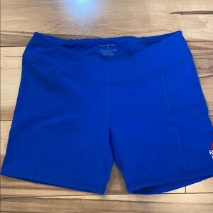 Reebok Women's Vibrant Blue Athletic Shorts